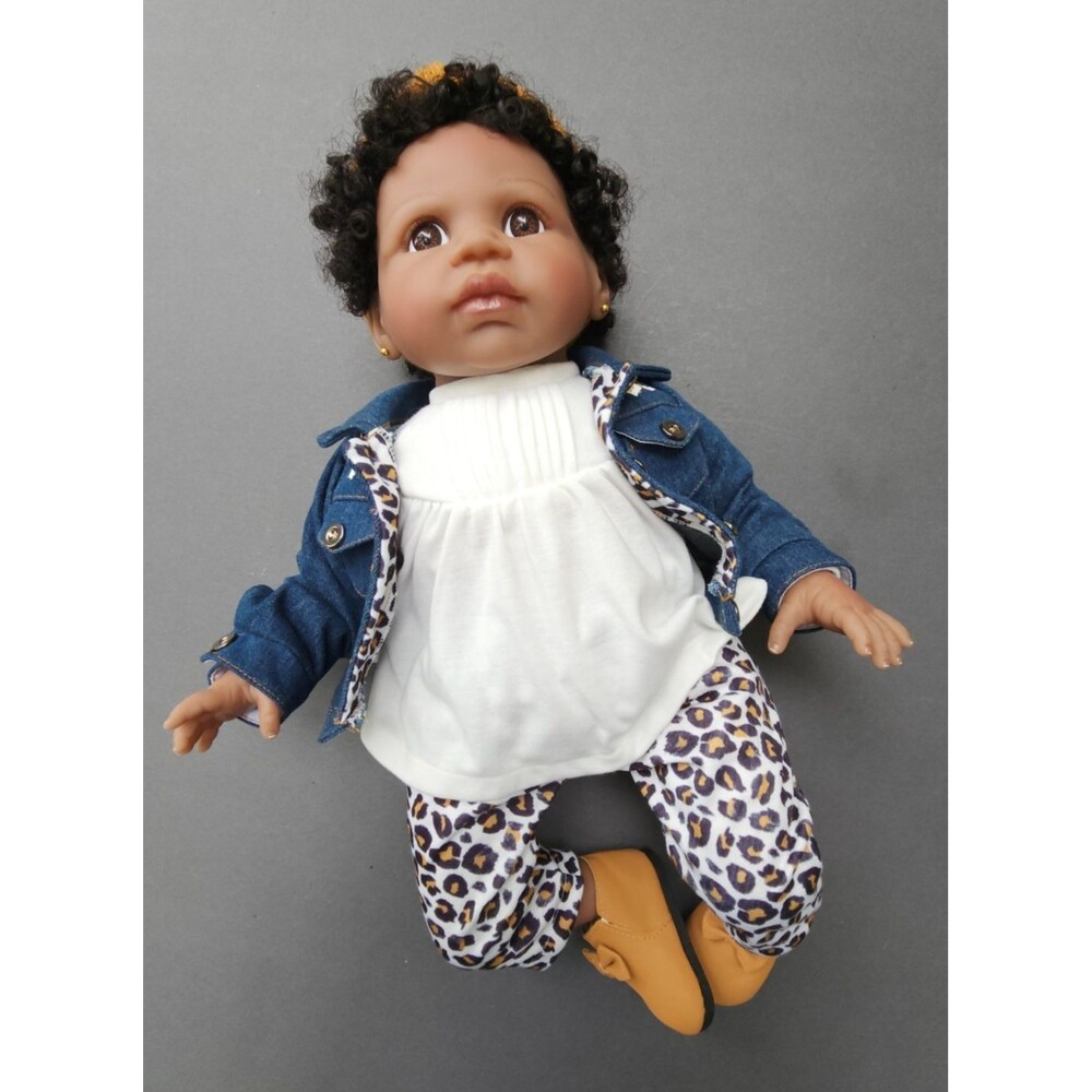 Paradise Galleries Surprise & Delight African American Baby Girl Doll Reborn